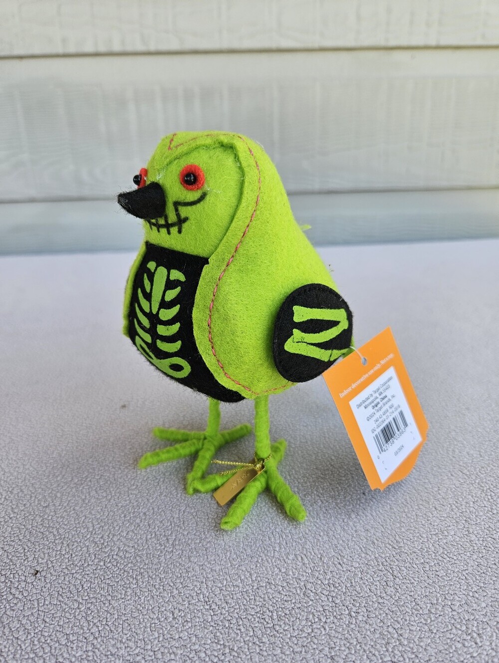 Target Hyde & Eek Felt Bird Featherly Friends Halloween 2024 X-Ray Skeleton